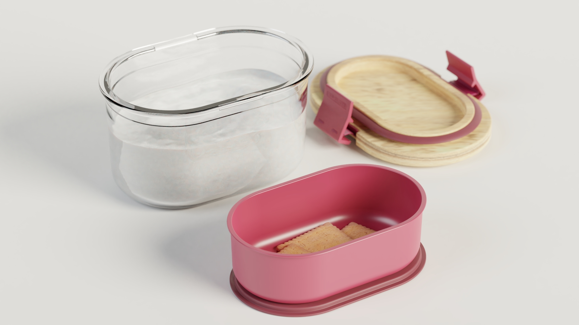 YOGURT AND BITES Yogurt carrier by ALOS. Product Design Studio.